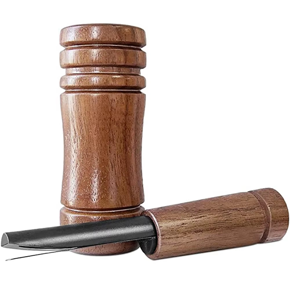 Outdoor Hunting Whistle Decoy Imitate Pheasant Duck Call Voice Call Bird Goose Voice Trap Brown Oak Wooden Whistle Drop Ship