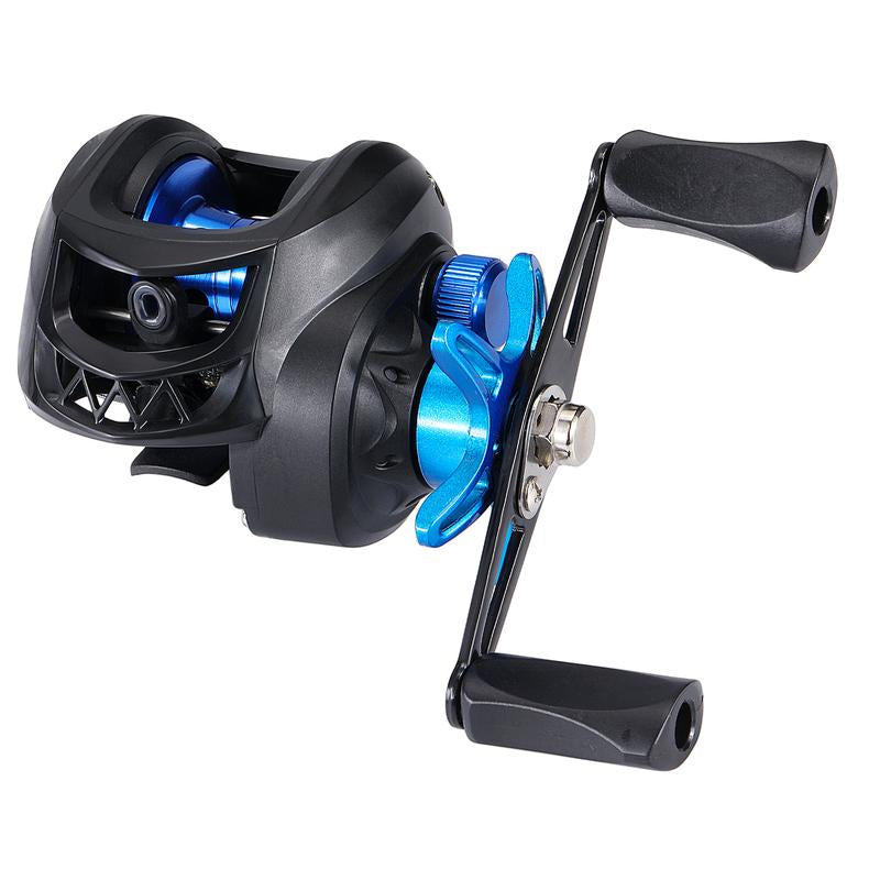 Sougayilang Fishing Rod and Reel Combo 6FT Carbon with 7.2:1 High Speed Baitcasting Reel for Beginner Fishing Equipment Fishing Equipment Bait Casters Rell Set Durable Material
