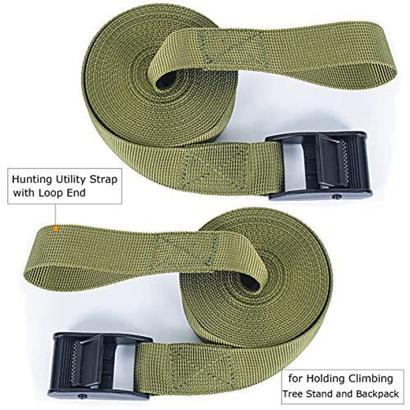 Tree Stand Stabilizer Straps, Tree Stand Accessories, Hunting Utility Strap W...