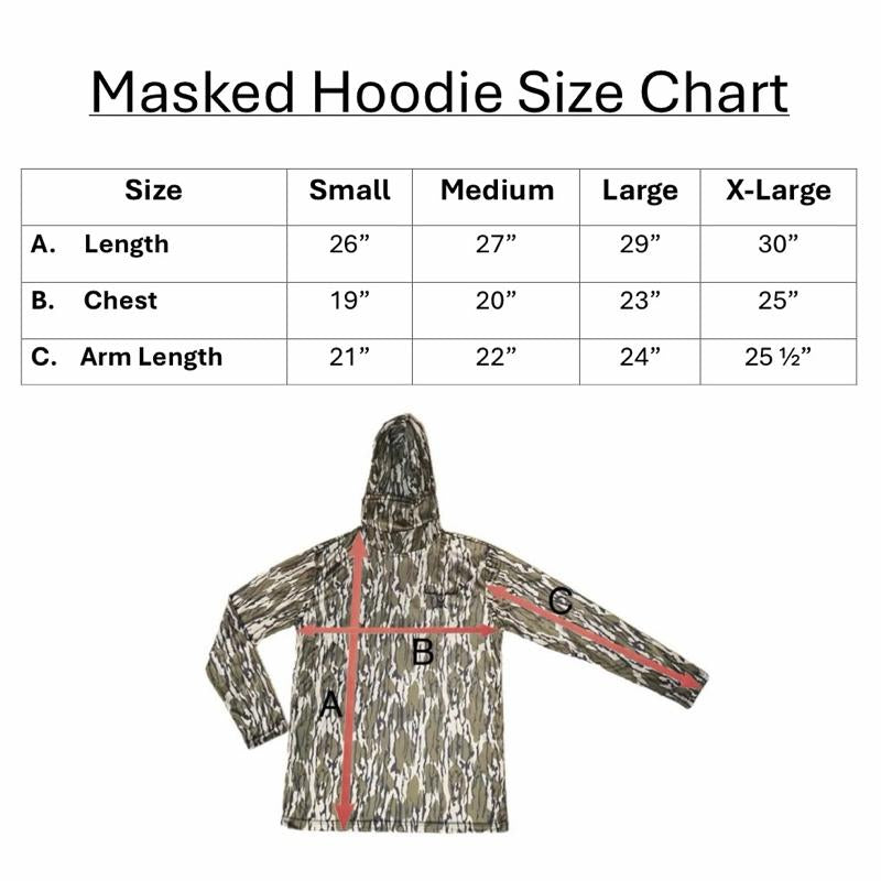 Hunting and Fishing Masked Hoodie Built for the Hot and Cold