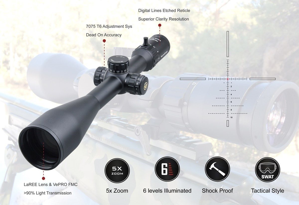 Optics Paragon 6-30x56 GenII Hunting Riflescope Tactical Target Rifle