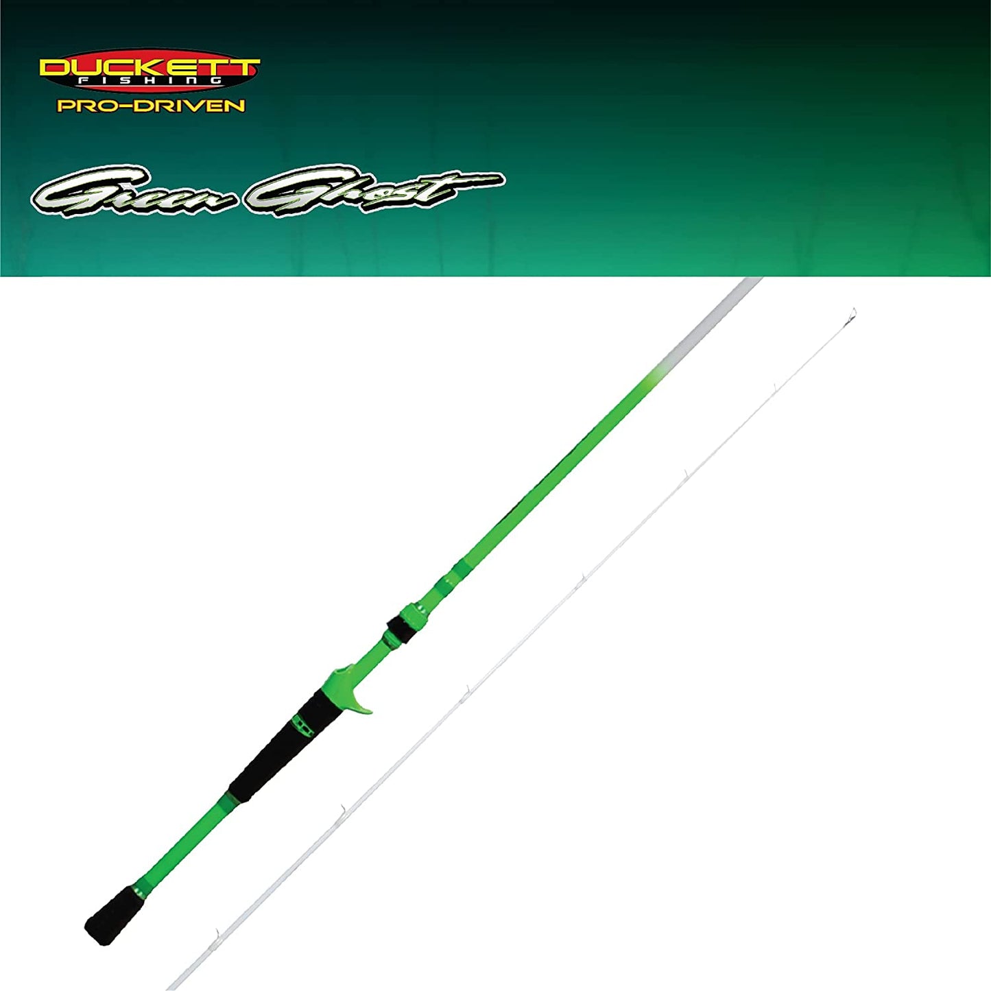 Green Ghost Angling Fishing Rods | True Split Reel Seat and Sensi-Touch Blanks - Available in Spinning, Casting, and Crankbait Models
