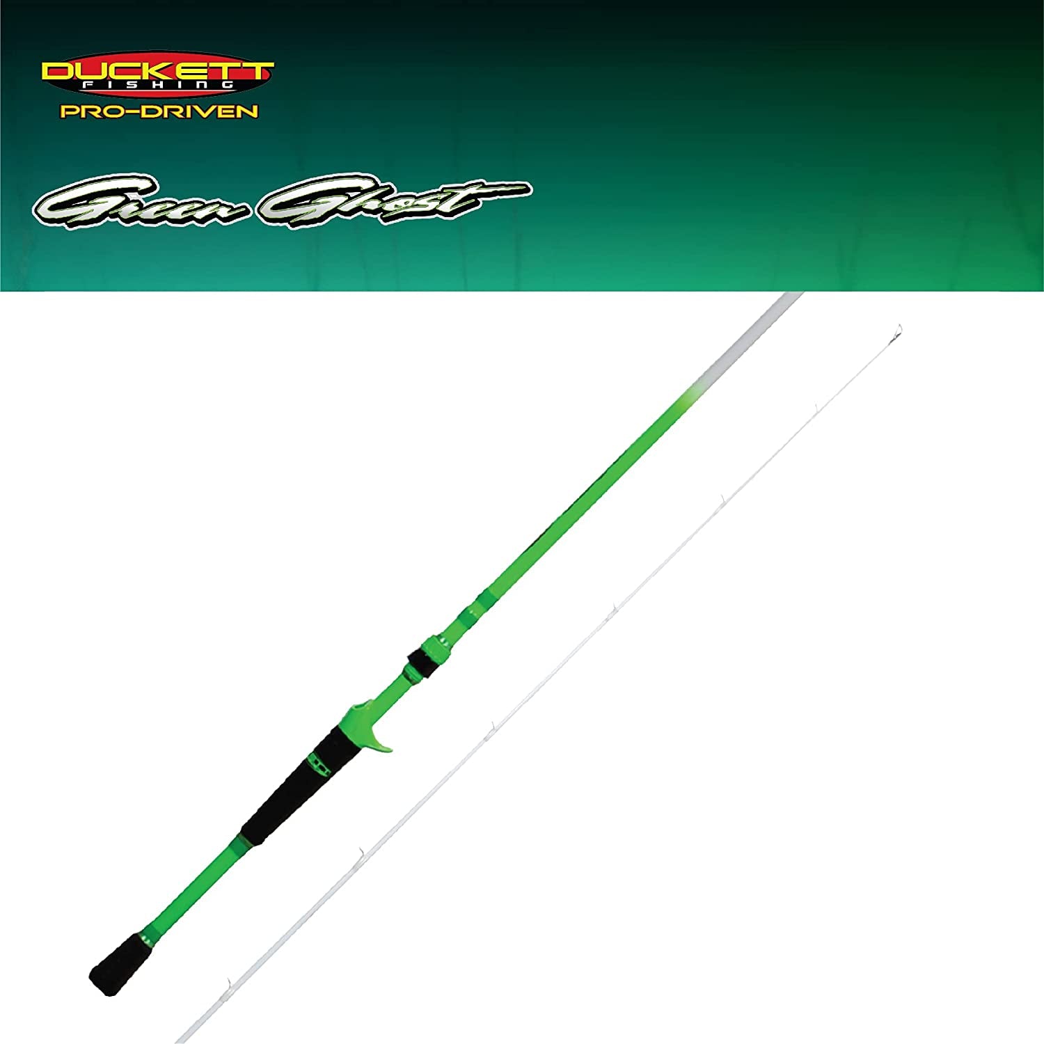 Green Ghost Angling Fishing Rods | True Split Reel Seat and Sensi-Touch Blanks - Available in Spinning, Casting, and Crankbait Models