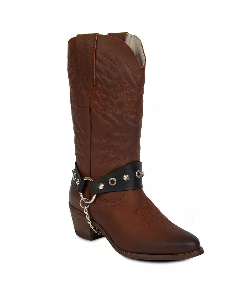 Women'S Cowboy Leather Boots by URBN KICKS