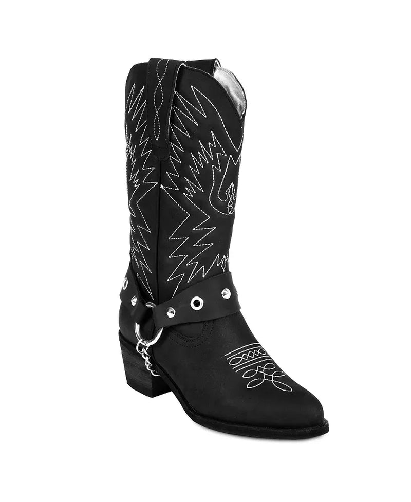 Women'S Cowboy Leather Boots by URBN KICKS