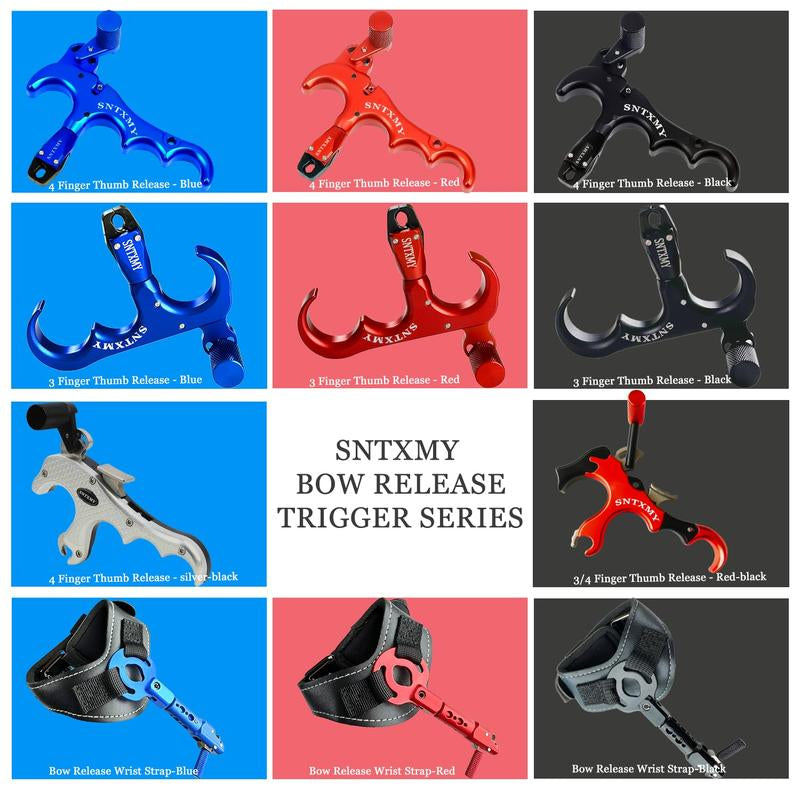Bow Release for Compound Bow 360° Rotatable Thumb Release for Compound Bow Archery Trigger Release Compound Bow