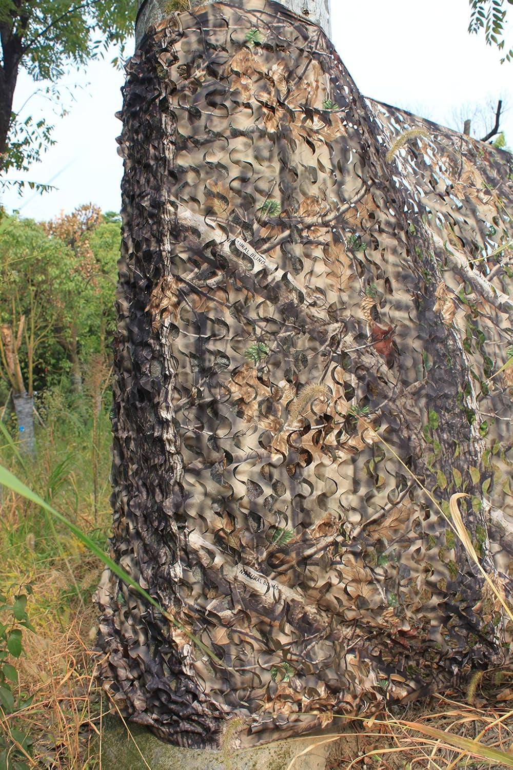 Camouflage Netting for Hunting Blinds - Green/Brown