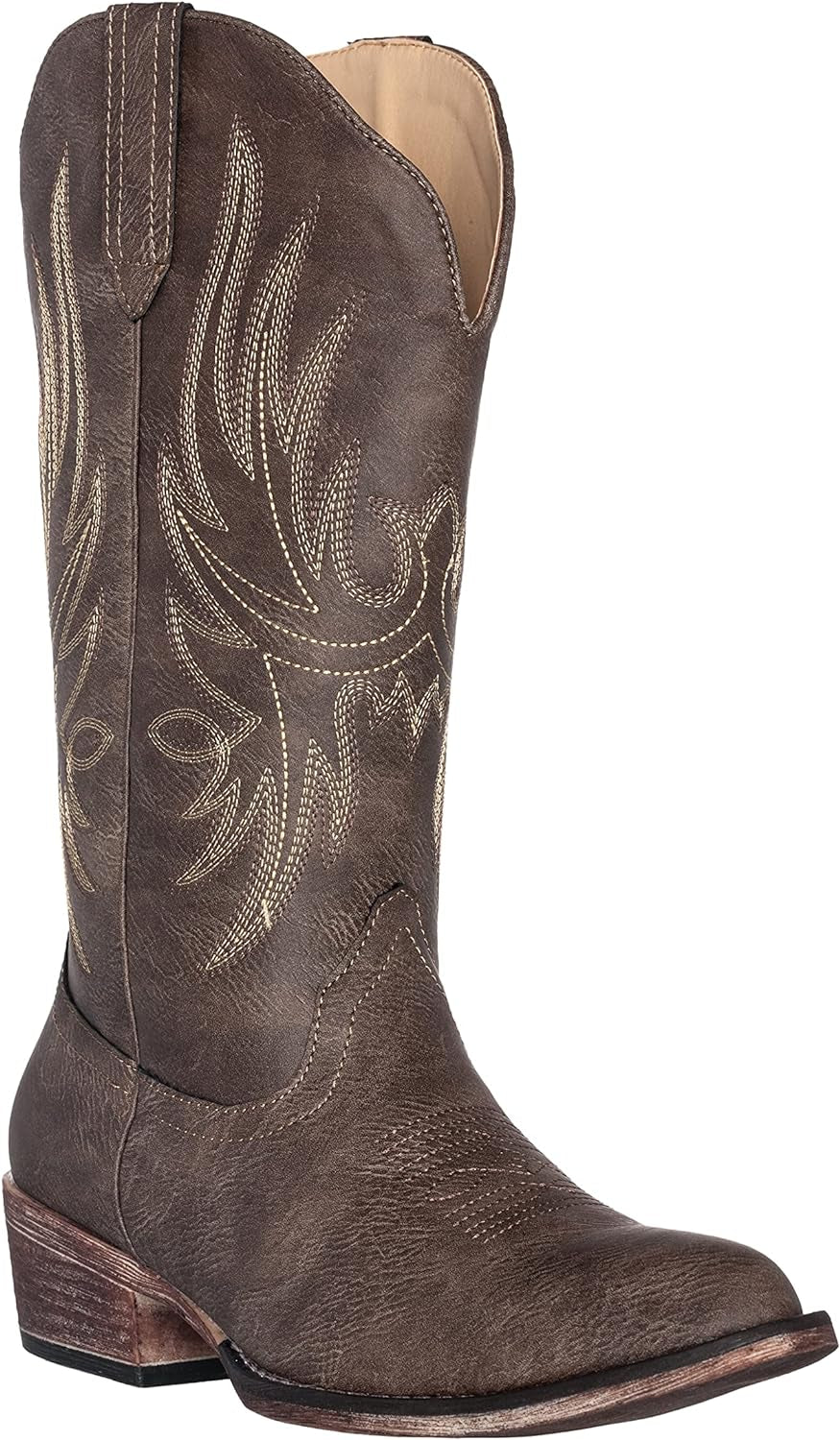 Womens Western Cowgirl Cowboy Boot, Dallas Pointed Toe by Silver Canyon