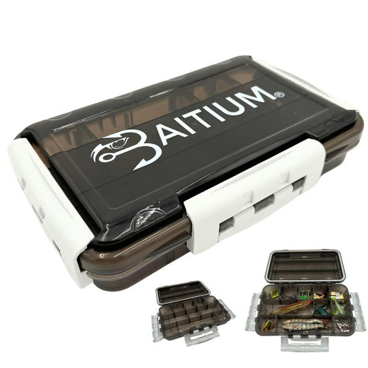 Baitium Xtraseal Waterproof Fishing Tackle Box Organizer, Tackle Boxes with Dividers, Tacklebox for Fishing, 3600 3700 Tackle Tray,