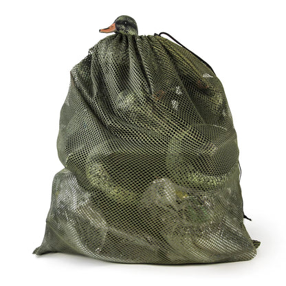 Professional Hunting Decoy Bag Anti-Resistant Nylon Mesh Decoy Backpack Lightweight Drawstring Hunting Decoy Duck Storage Bag