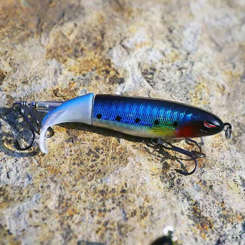 Artificial Fishing Lure, 10Pcs Rotating Fishing Baits with Hook, Outdoor Fishing Accessories for Fishing Enthusiasts