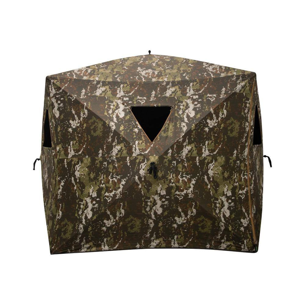 75" x 79" x 95" Portable Hunting Blind with Panoramic Shooting Window for 2 Persons - Crater Harvest