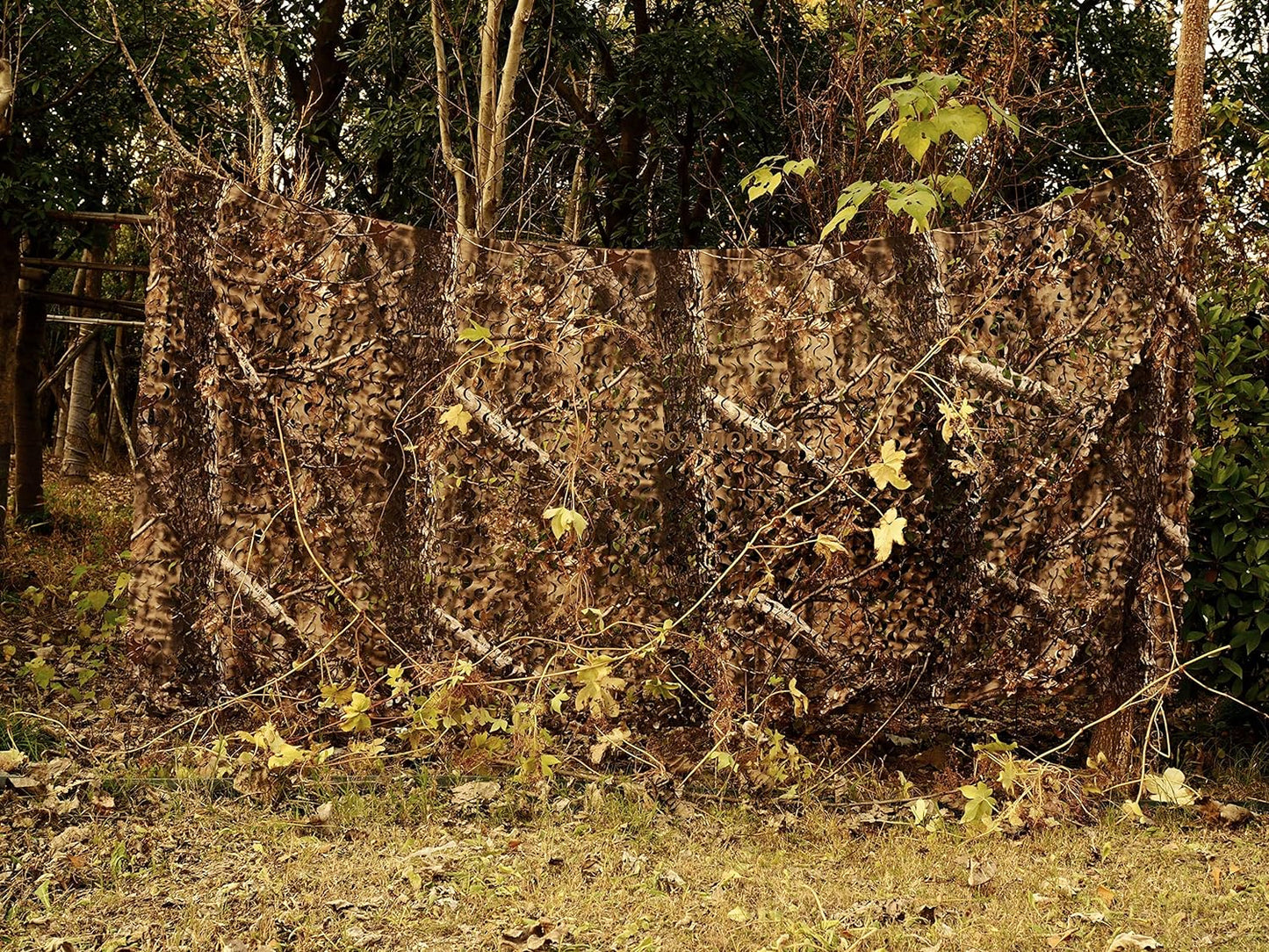 Camouflage Netting for Hunting Blinds - Green/Brown