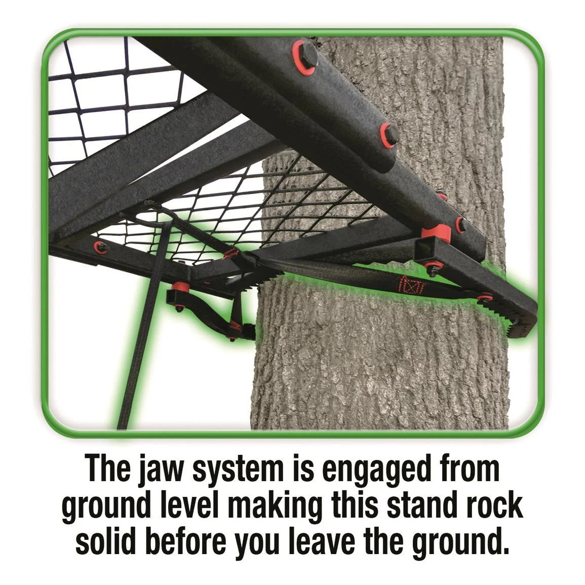 Primal Tree Stands Single Vantage Deluxe 17 Foot Climbing Ladder Hang on Tree Stand