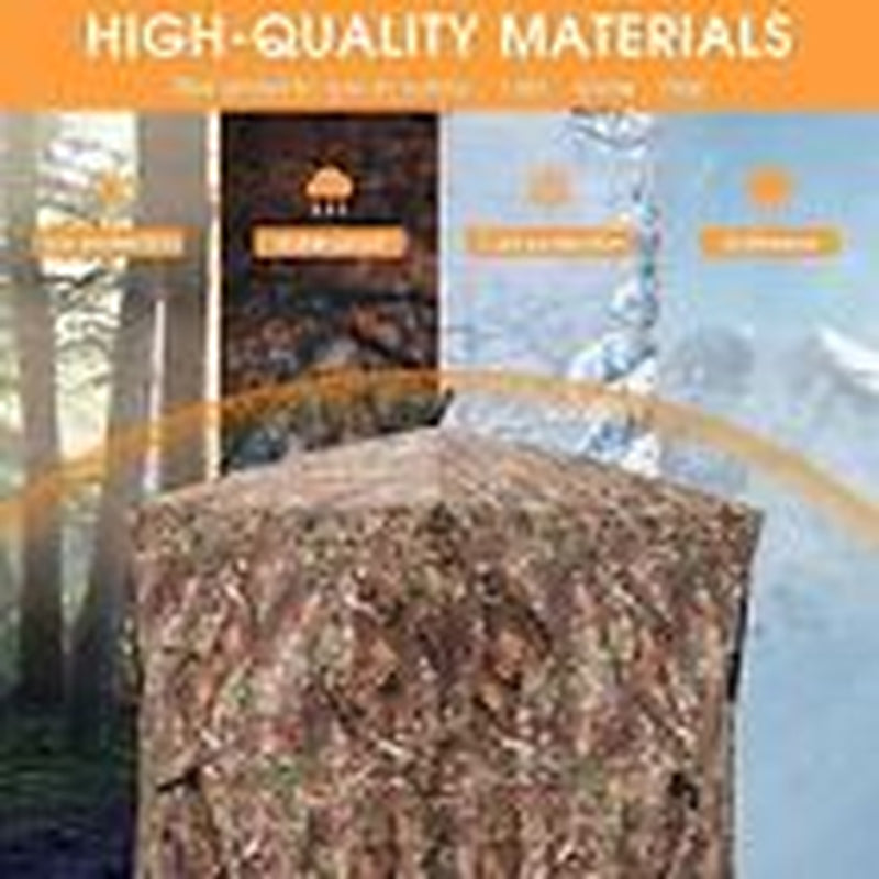 270-Degree See-Through Ground Hunting Blind