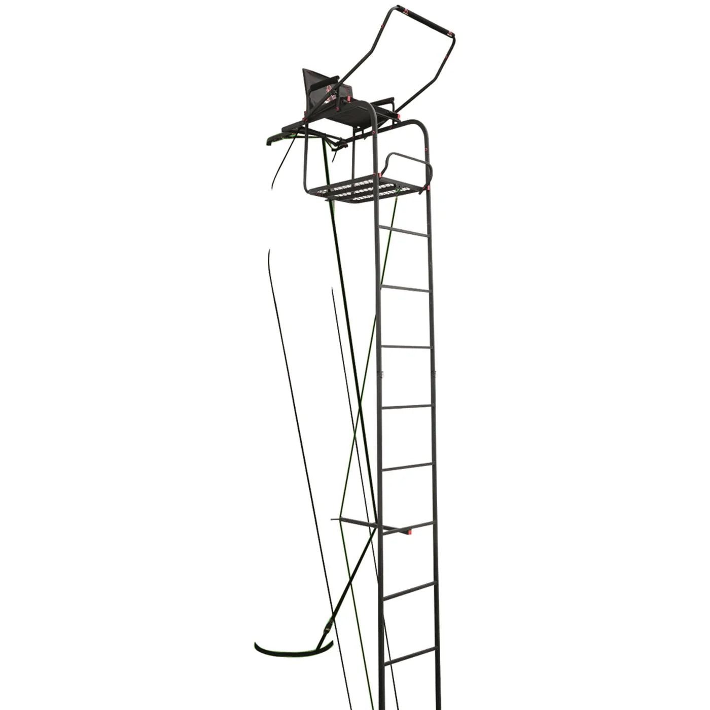 Primal Tree Stands Single Vantage Deluxe 17 Foot Climbing Ladder Hang on Tree Stand