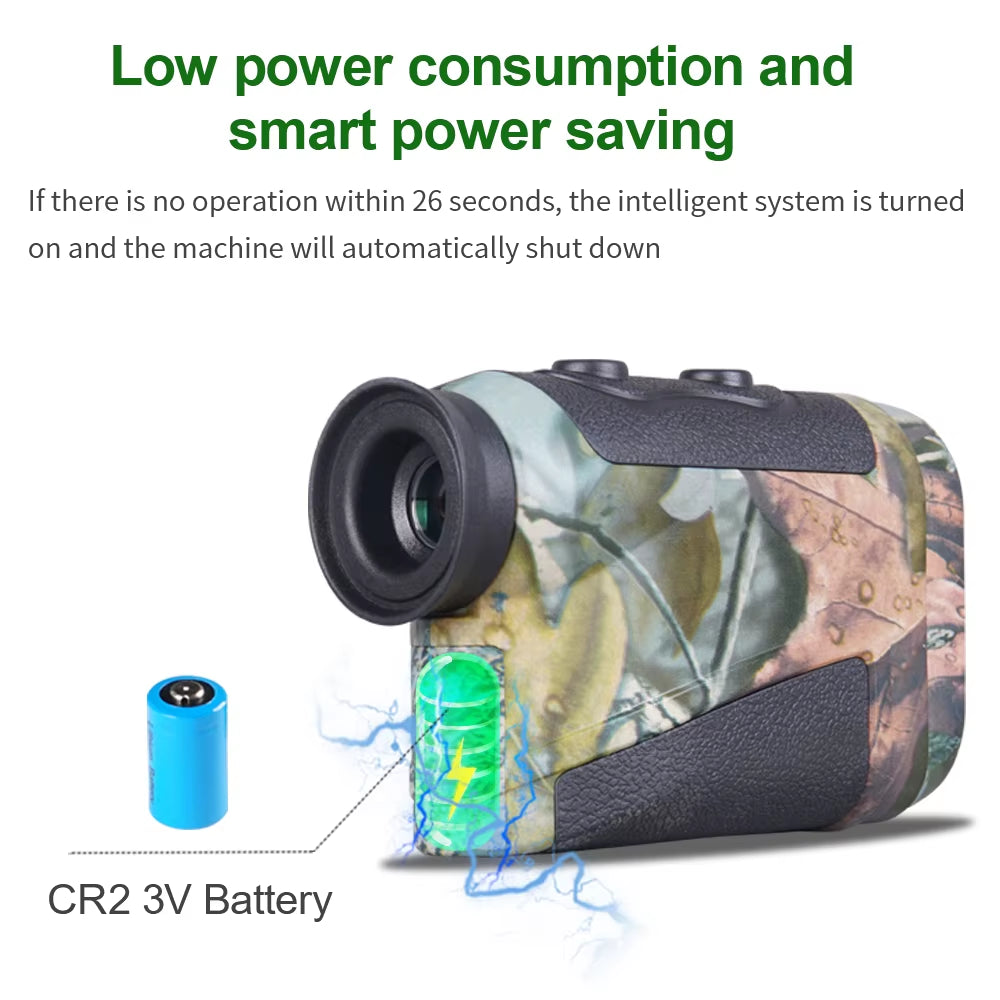 600/1800M Multifunctional Laser Range Finder Hunting Telemeter for Hunting Golf Sport,Survey,Hunting Telescope