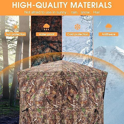 270-Degree See-Through Ground Hunting Blind