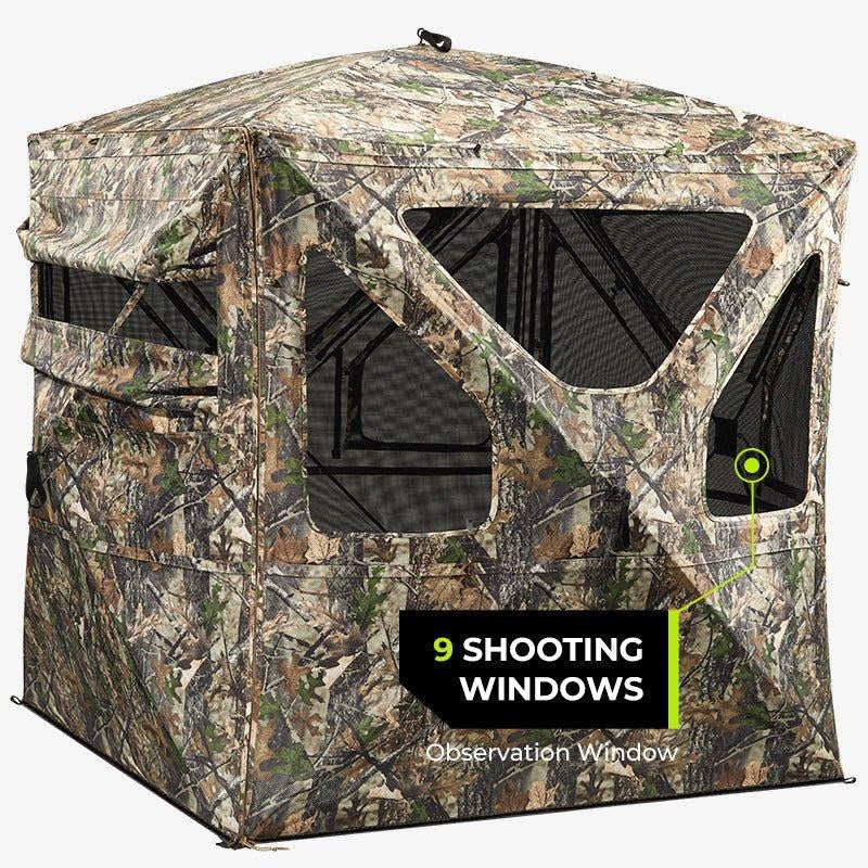 Tidewe Vis360 See through Silent 4 Full Panels Deer Hunting Blind