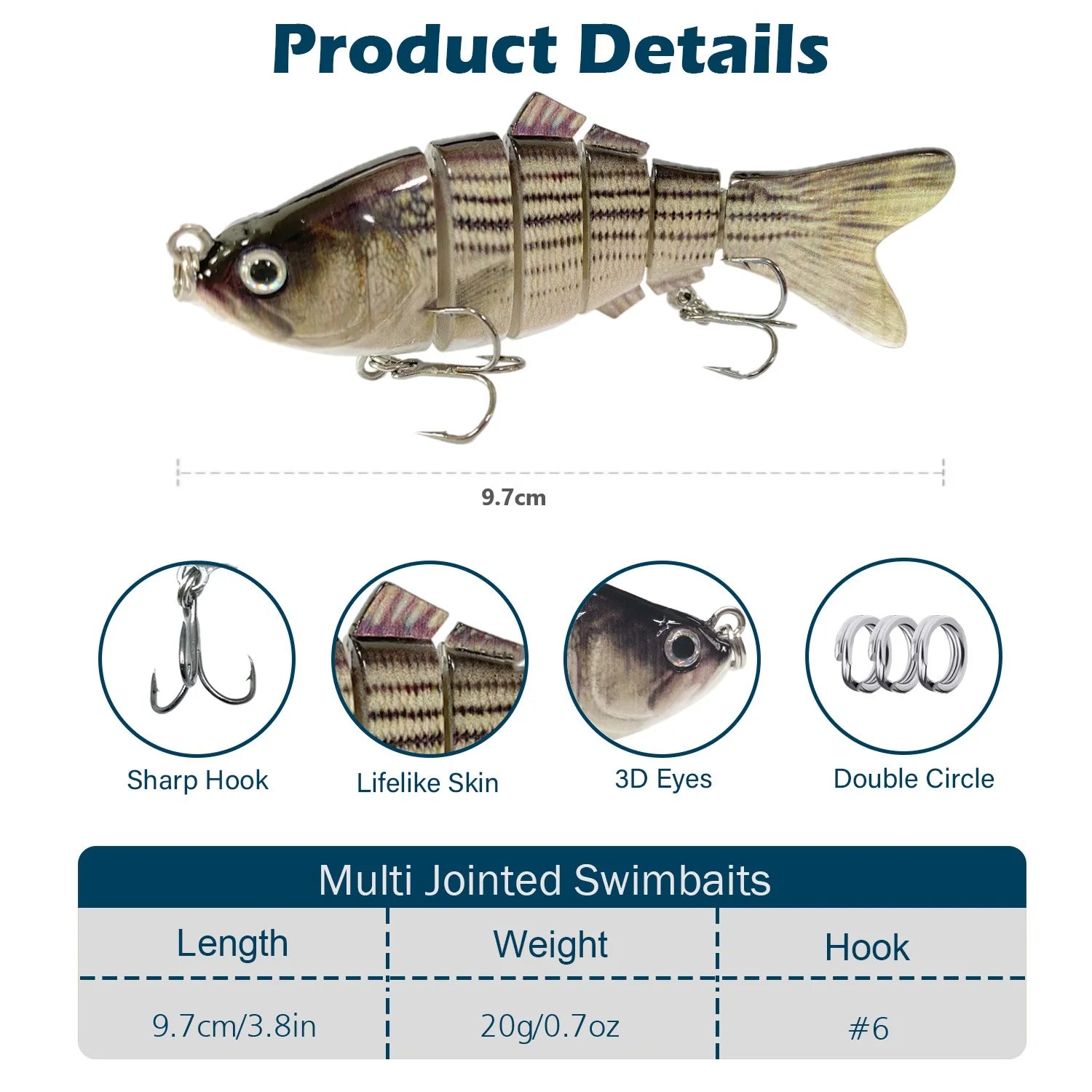 Fishing Lures Kit with Tackle Box for Bass, 300Pcs Freshwater Bait Tackle Kit for Bass Trout, Assorted Baits, Hooks & Tackle Included for Bass, Trout, Walleye Freshwater & Saltwater Fishing