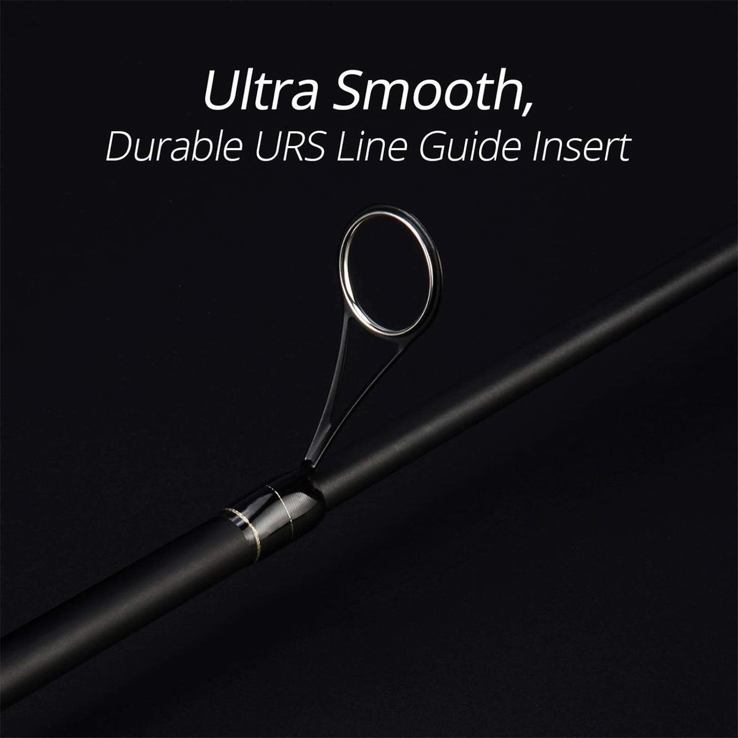 Blackhawk II Telescopic Fishing Rods with Graphite Blanks, Durable Glass Tip, Floating Guides, Single-Piece Performance, and EVA Handle