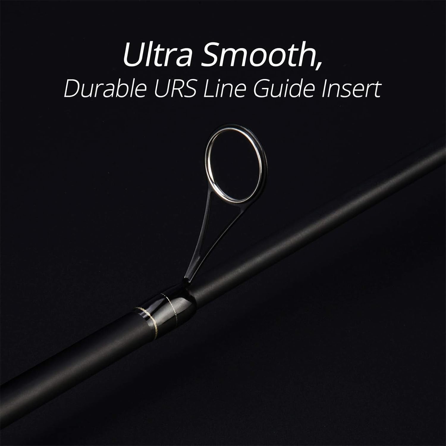 Blackhawk II Telescopic Fishing Rods with Graphite Blanks, Durable Glass Tip, Floating Guides, Single-Piece Performance, and EVA Handle