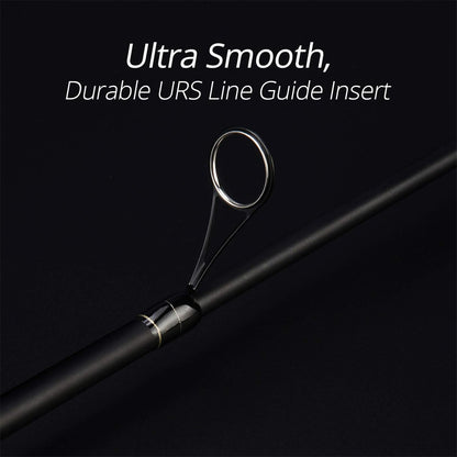 Blackhawk II Telescopic Fishing Rods with Graphite Blanks, Durable Glass Tip, Floating Guides, Single-Piece Performance, and EVA Handle