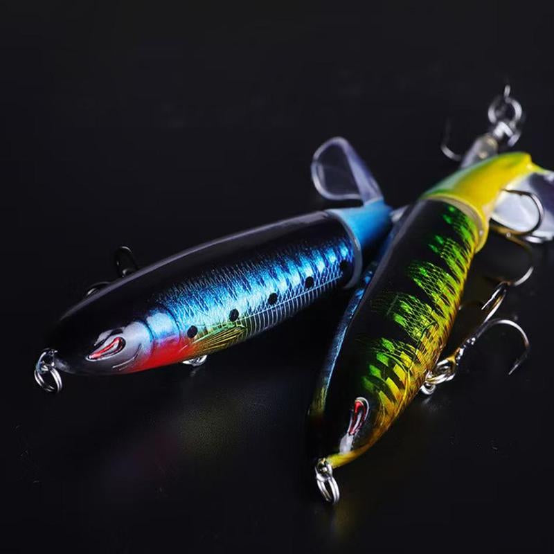 Artificial Fishing Lure, 10Pcs Rotating Fishing Baits with Hook, Outdoor Fishing Accessories for Fishing Enthusiasts