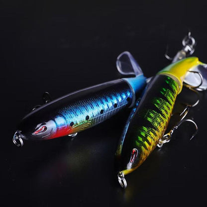 Artificial Fishing Lure, 10Pcs Rotating Fishing Baits with Hook, Outdoor Fishing Accessories for Fishing Enthusiasts