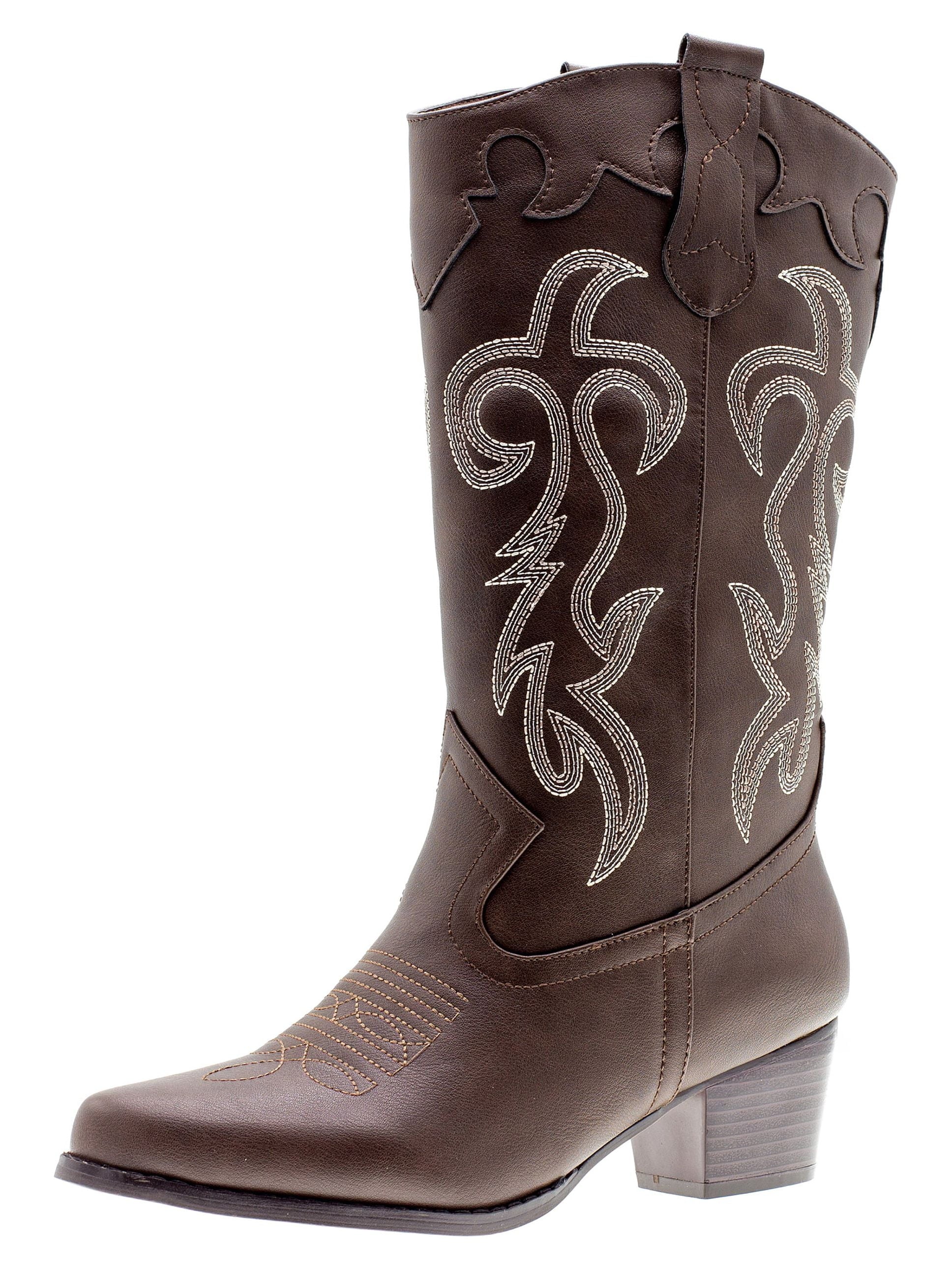 Women'S Embroidered Western Rodeo Cowboy Boots