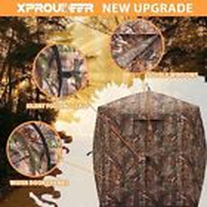 270-Degree See-Through Ground Hunting Blind