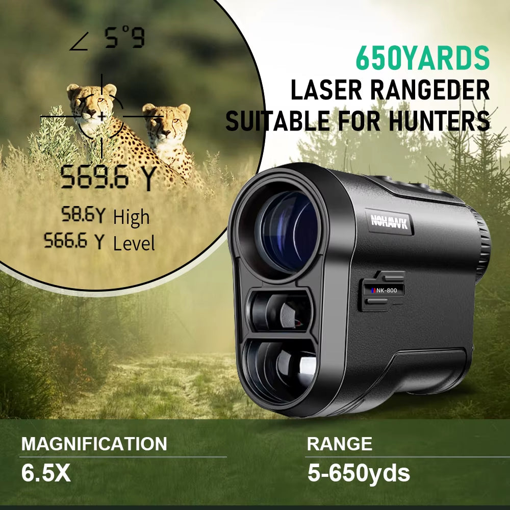 600/1800M Multifunctional Laser Range Finder Hunting Telemeter for Hunting Golf Sport,Survey,Hunting Telescope