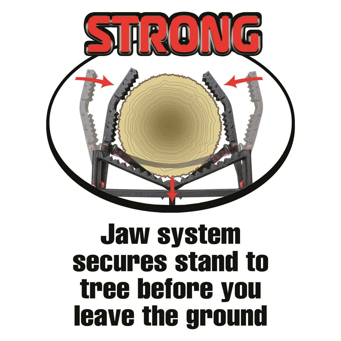 Primal Tree Stands Single Vantage Deluxe 17 Foot Climbing Ladder Hang on Tree Stand