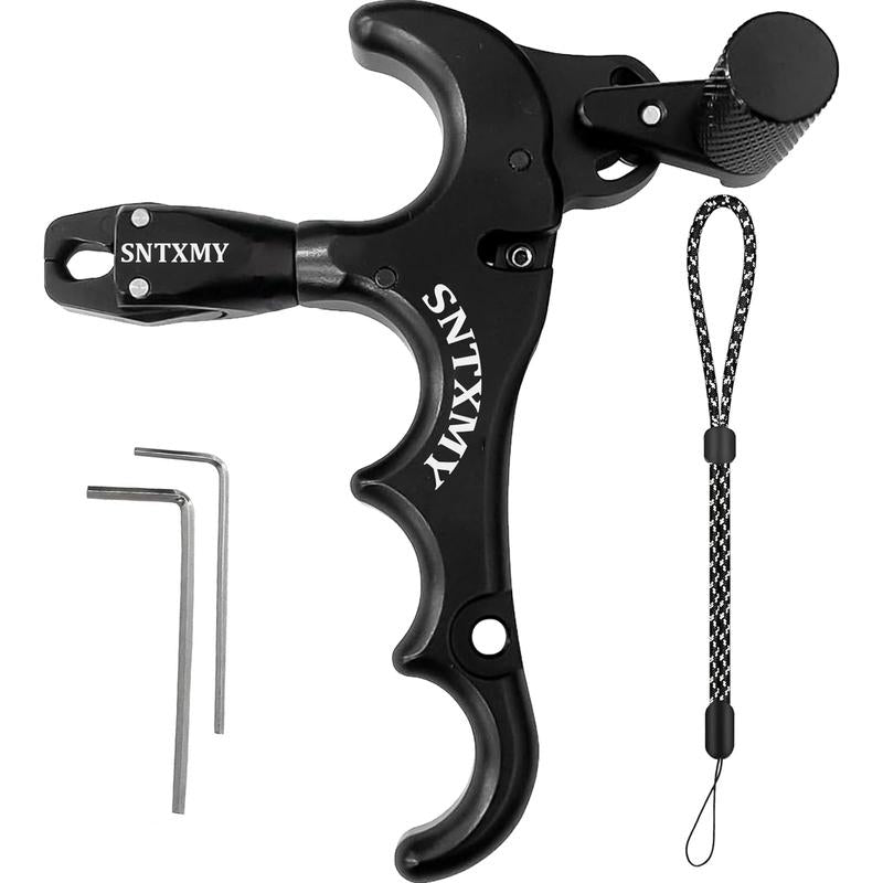Bow Release for Compound Bow 360° Rotatable Thumb Release for Compound Bow Archery Trigger Release Compound Bow