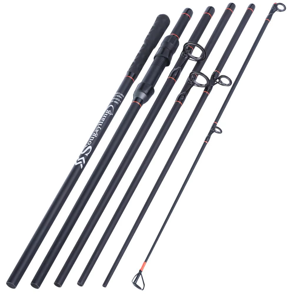 3.0M/3.6M 6/7 Sections Portable Carbon Fiber Carp Fishing Rod - Travel Fishing Pole and Tackle