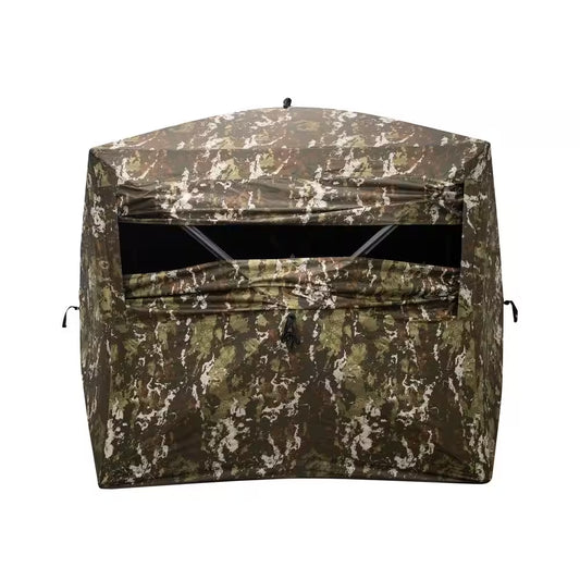 75" x 79" x 95" Portable Hunting Blind with Panoramic Shooting Window for 2 Persons - Crater Harvest