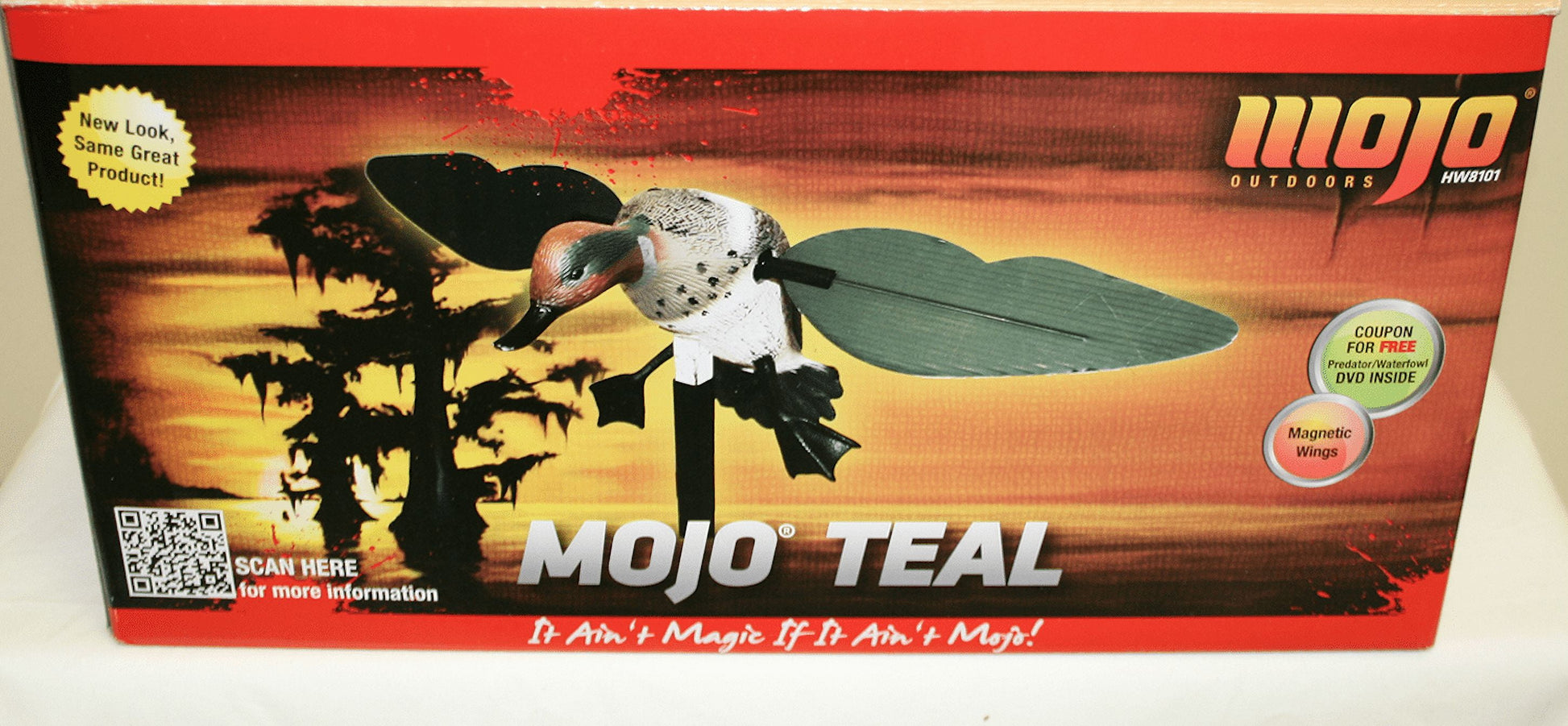 MOJO TEAL DECOY W/SUPPORT POLE