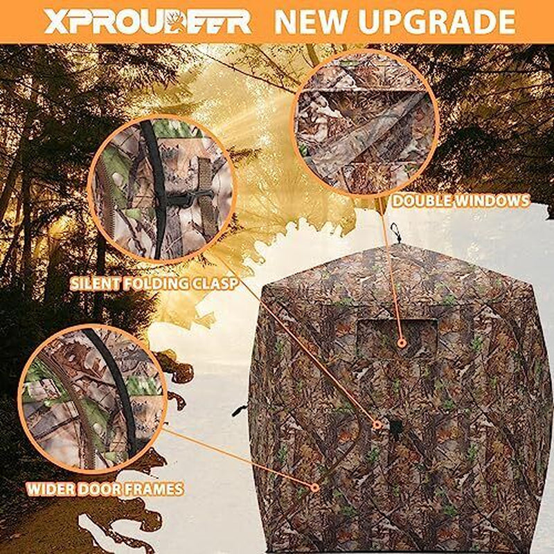 270-Degree See-Through Ground Hunting Blind