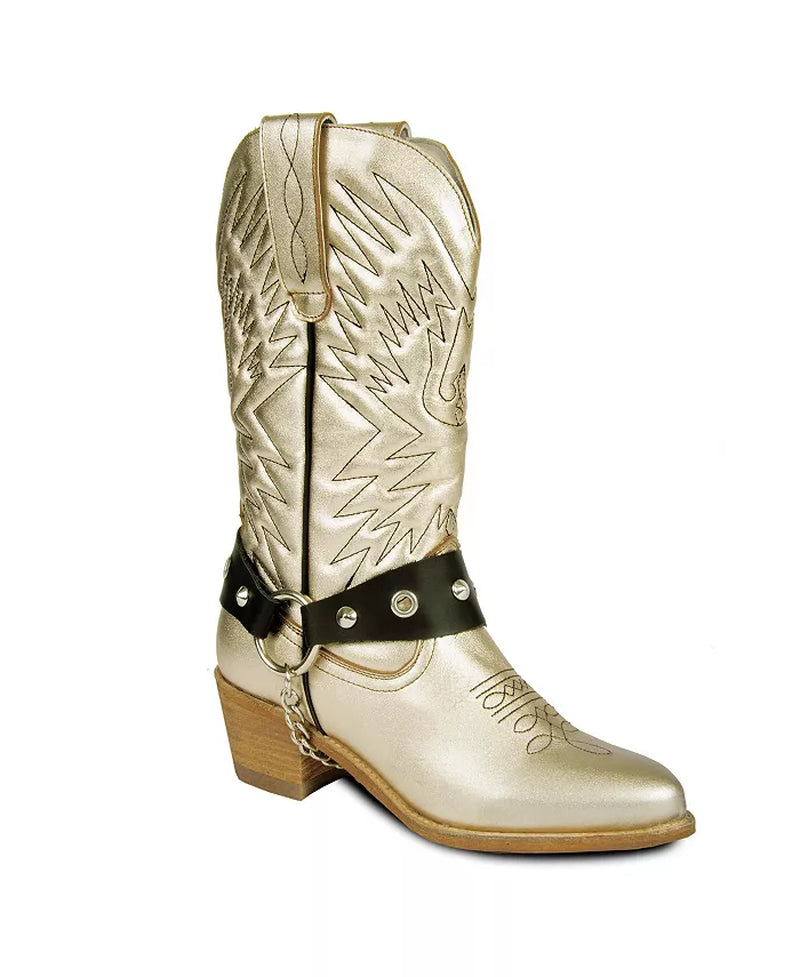Women'S Cowboy Leather Boots by URBN KICKS