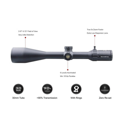 Optics Paragon 6-30x56 GenII Hunting Riflescope Tactical Target Rifle