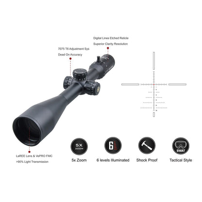 Optics Paragon 6-30x56 GenII Hunting Riflescope Tactical Target Rifle