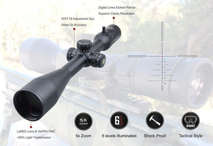 Optics Paragon 6-30x56 GenII Hunting Riflescope Tactical Target Rifle